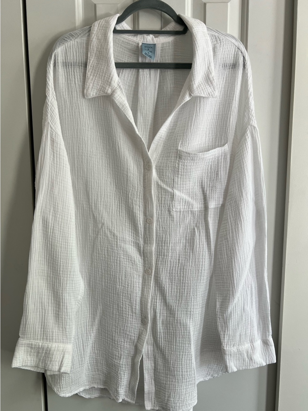 Shade & Shore XL 100% cotton top/cover-up